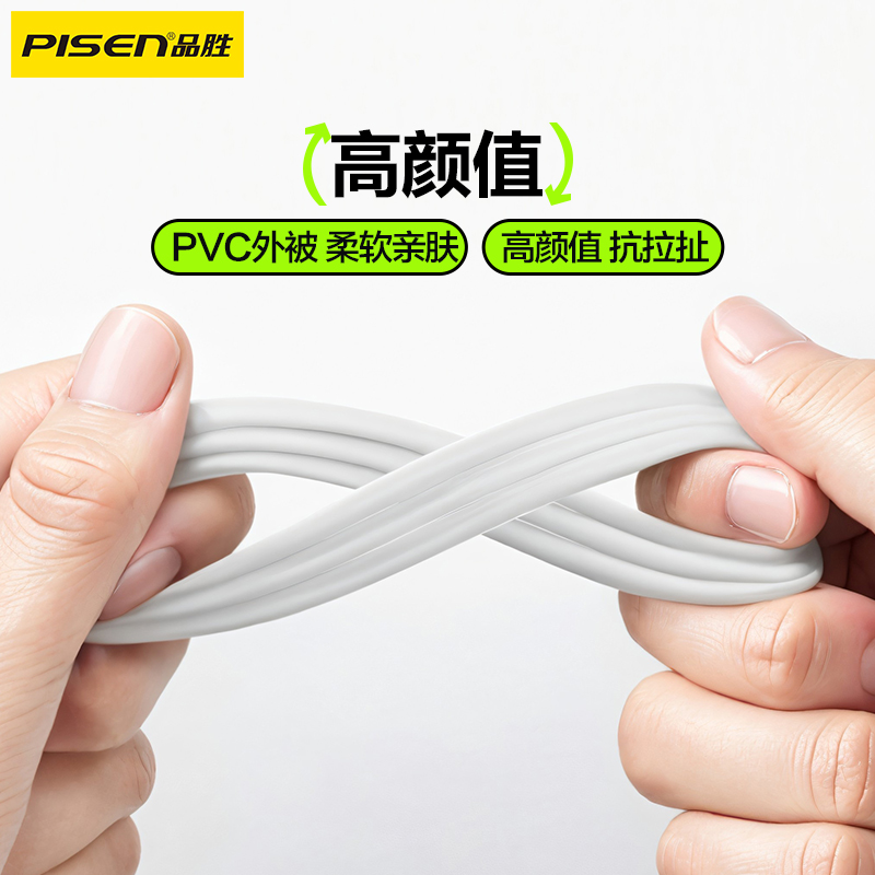 某某AP20-1200 PISEN QUICK C to C+L 100W二合一数据线1.2m